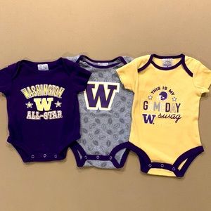 Set of 3 UW onesies